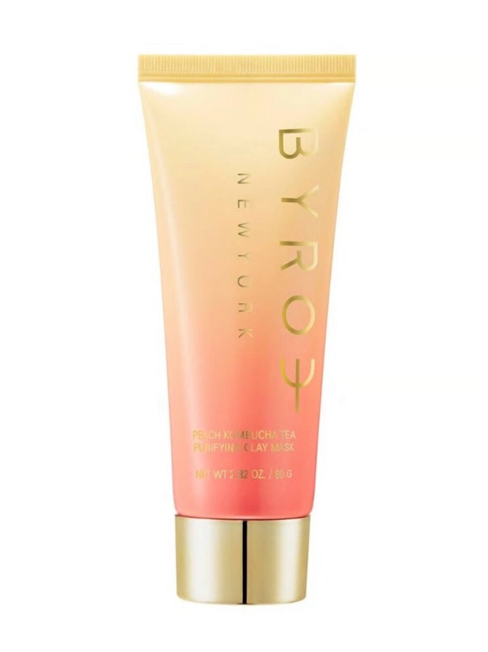 BYROE Peach Kombucha Tea Purifying Clay Mask